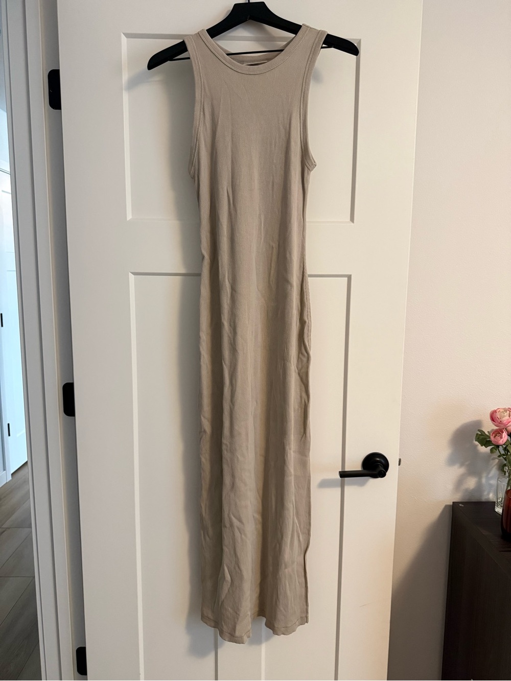 Universal Thread Sleeveless Maxi Dress in Light Taupe